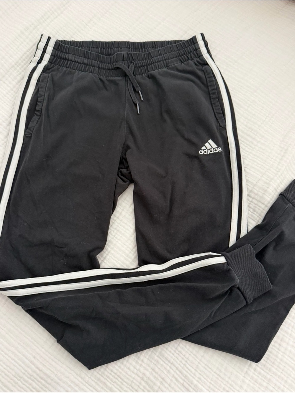 adidas Jersey knit Black Track Pants